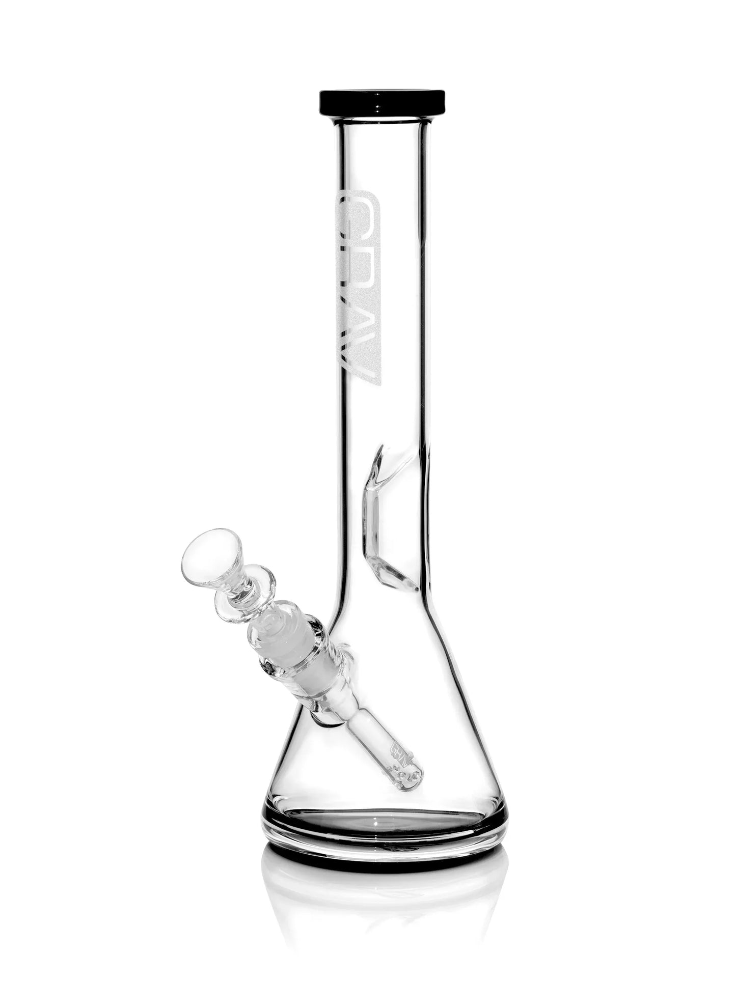 GRAV Medium Black Accent Beaker Bong - Stylish Glass Water Pipe - We The People