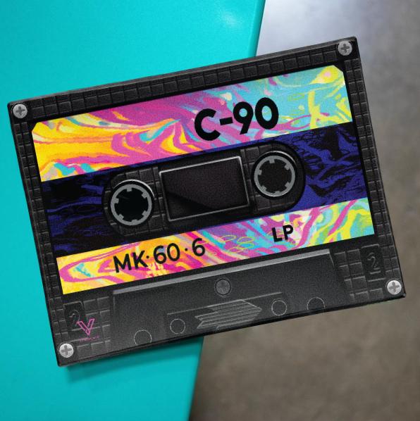 Glass Rolling Tray - Mushroom Design 5.5x7.5