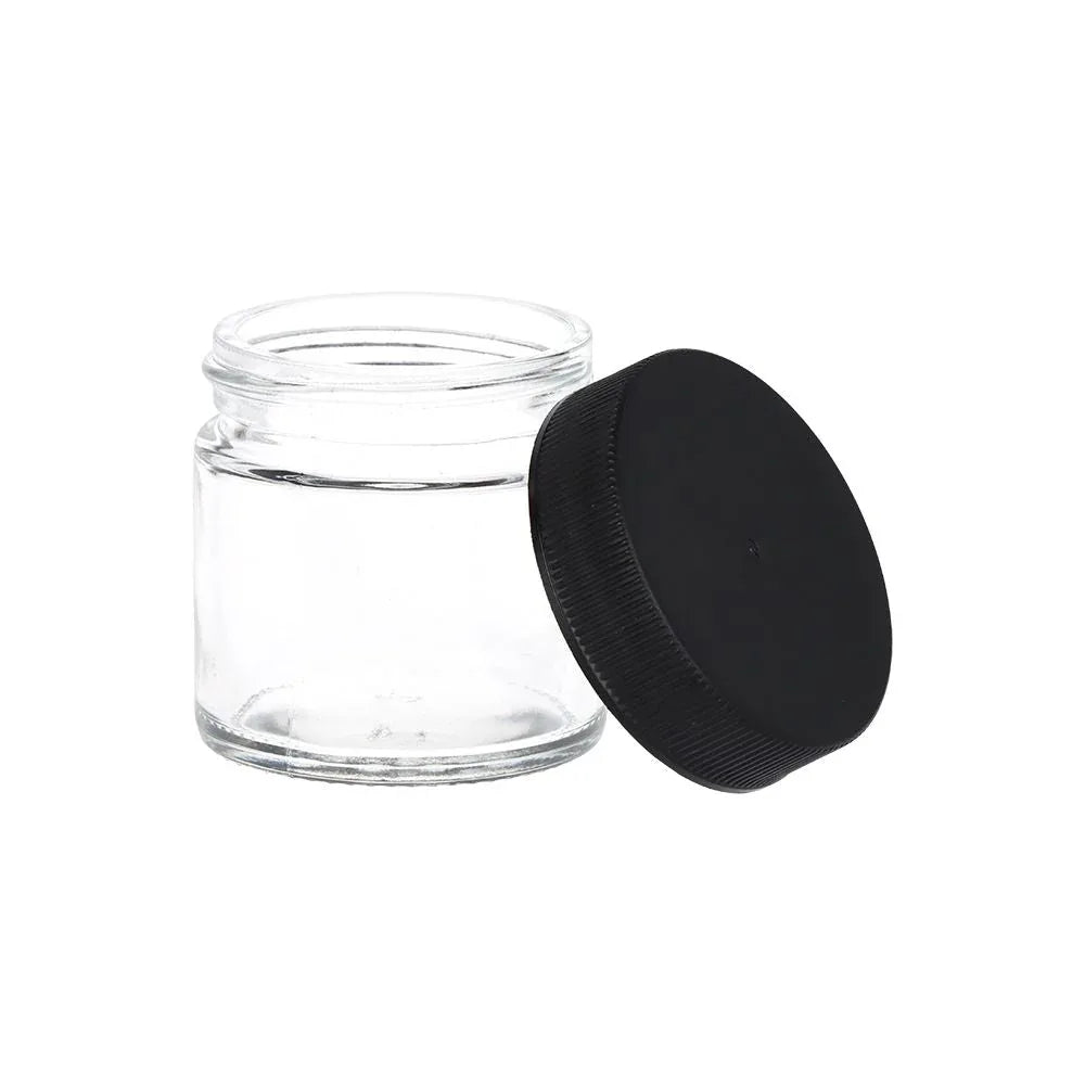 Clear Screw-Top Glass Jar 1.7" x 1.7" | X-Small Storage Container - We The People