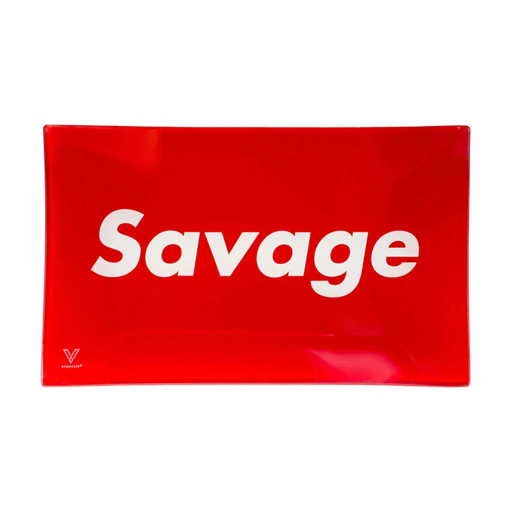 Savage Glass Rolling Tray | Premium Tempered Glass - We The People