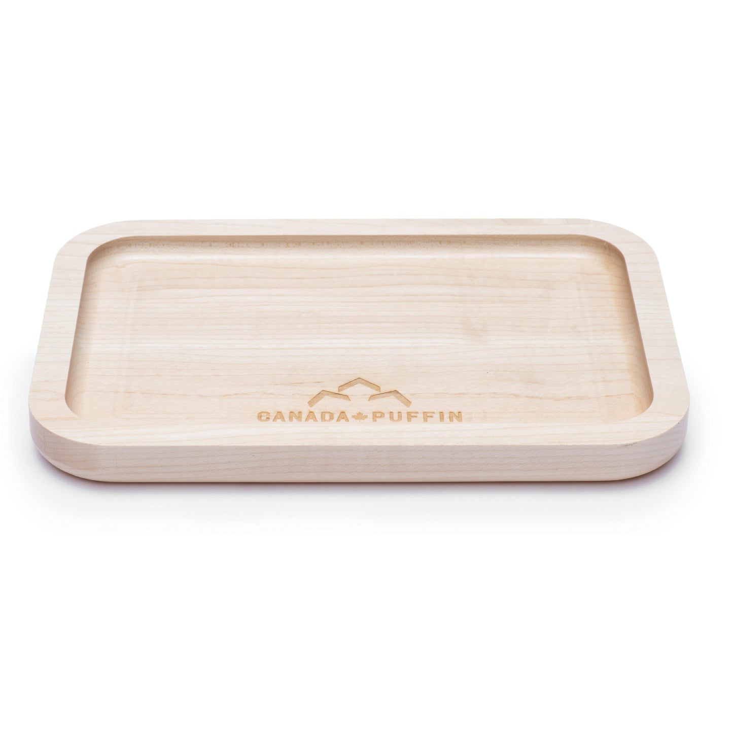 Wooden Rolling Tray - Natural Wood 7x5