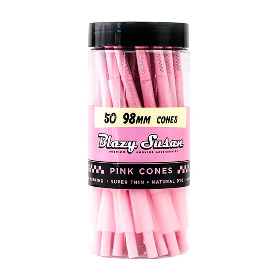 Blazy Susan Pink Pre-Rolled Cones | Slow-Burning Vegan Papers - We The People