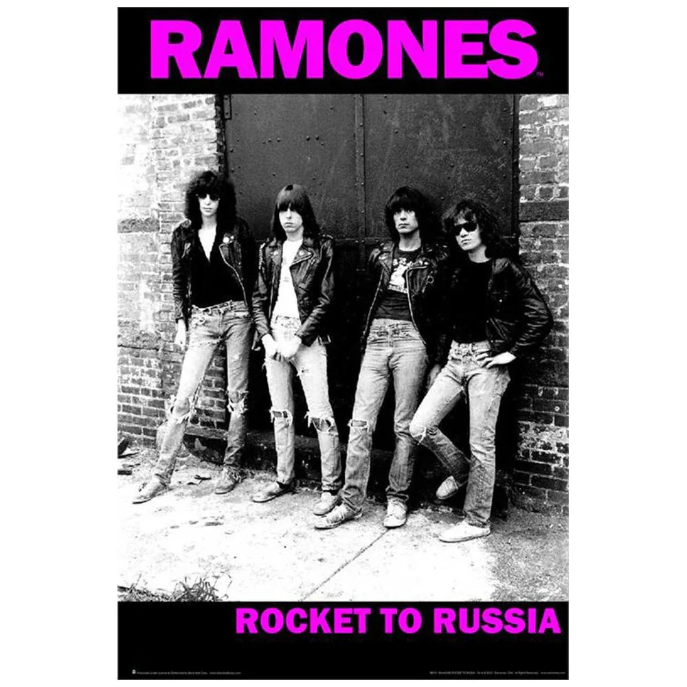 Ramones Rocket to Russia Poster - 24"x36" - We The People