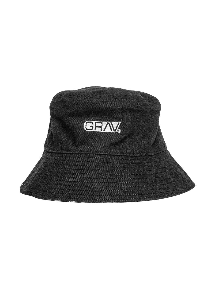 GRAV Logo Reversible Bucket Hat | 2-in-1 Design | Cotton Polyester | Hidden Stash - We The People