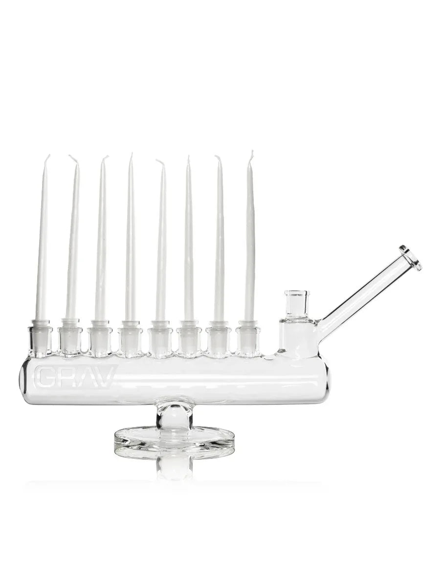 GRAV Menorah Candle Holder Adapter - Novelty Glass Accessory - We The People