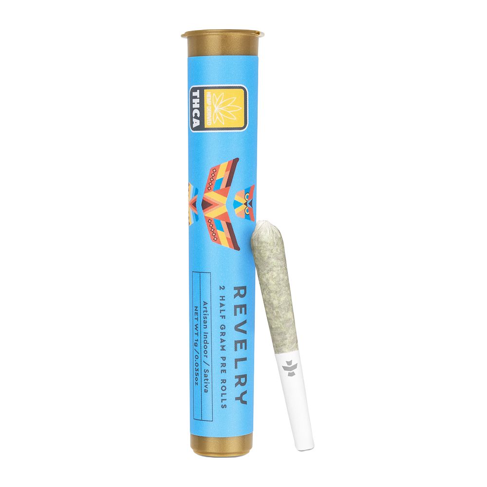 Revelry Premium Indoor THCA Pre-Rolls | 0.5g | 2-Pack