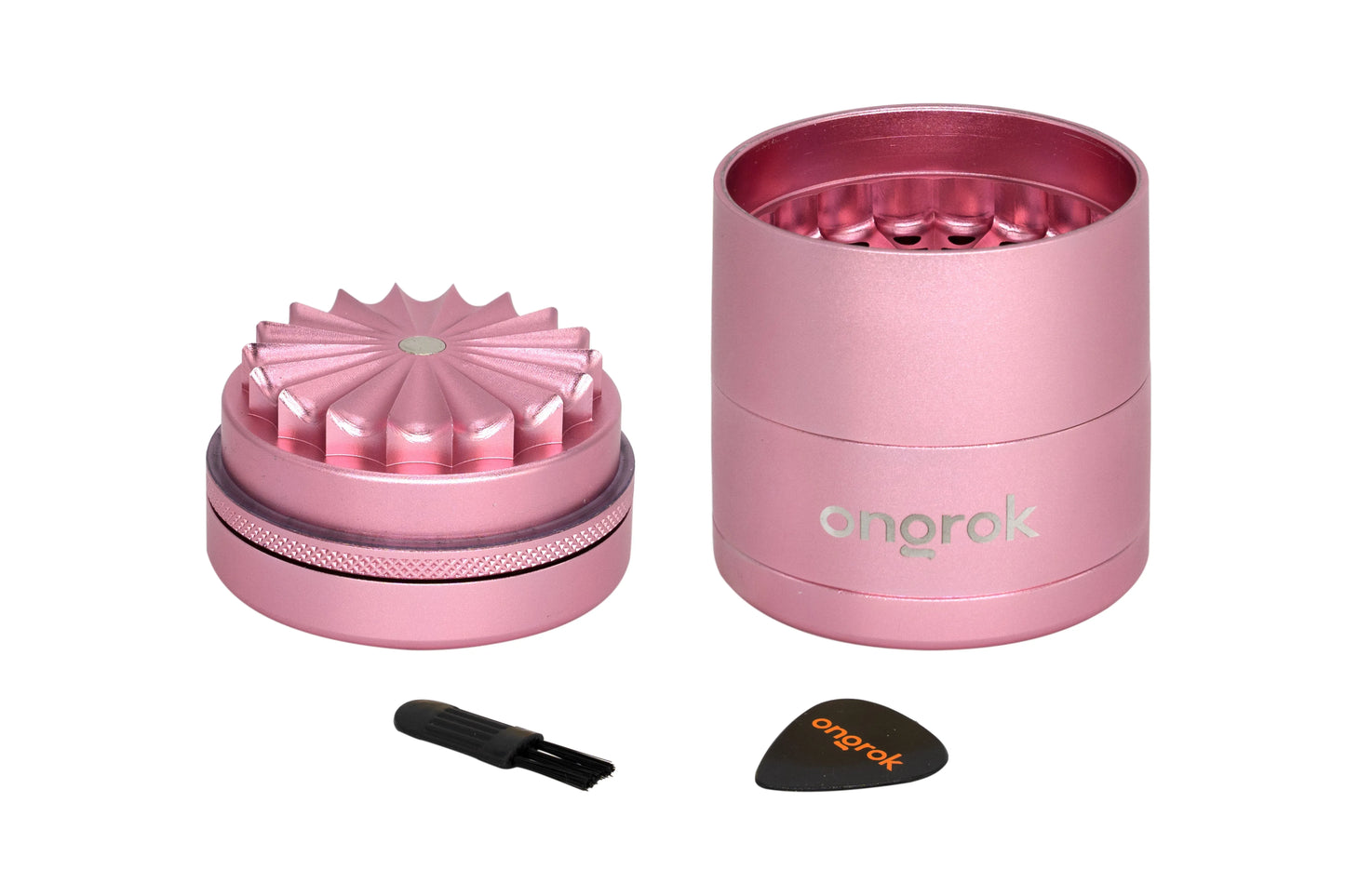 Ongrok Mini 5 Piece Flower Petal Toothless Grinder | 2.2" with Storage Jar - We The People