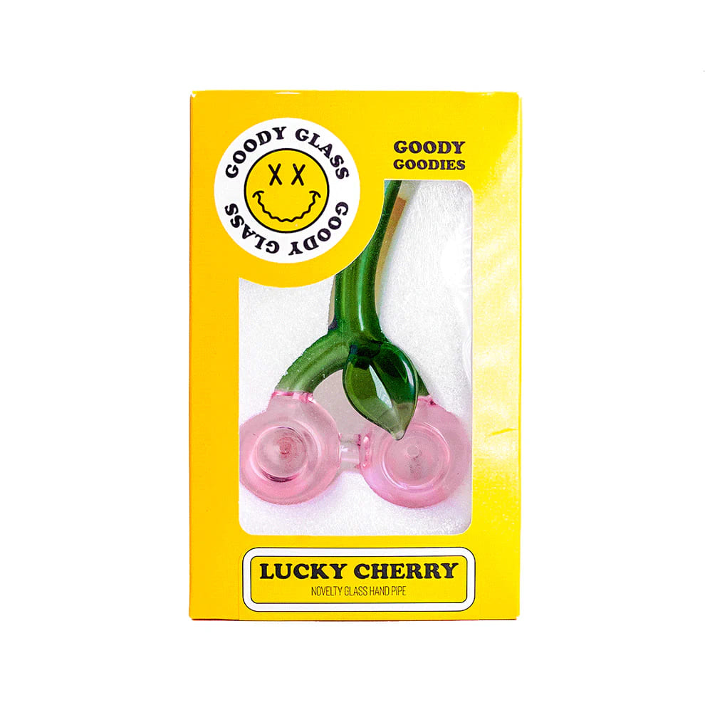 Goody Lucky Cherry Hand Pipe | Glass Pipe with Cherry Design
