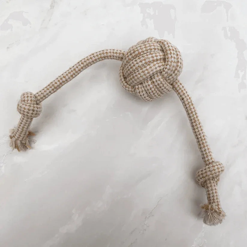 Natural Hemp Rope Dog Toys by Furry Tails Set - We The People