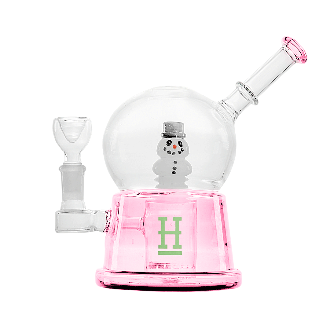 HEMPER Snow Globe XL Bong | Large Glass Water Pipe with Winter Design