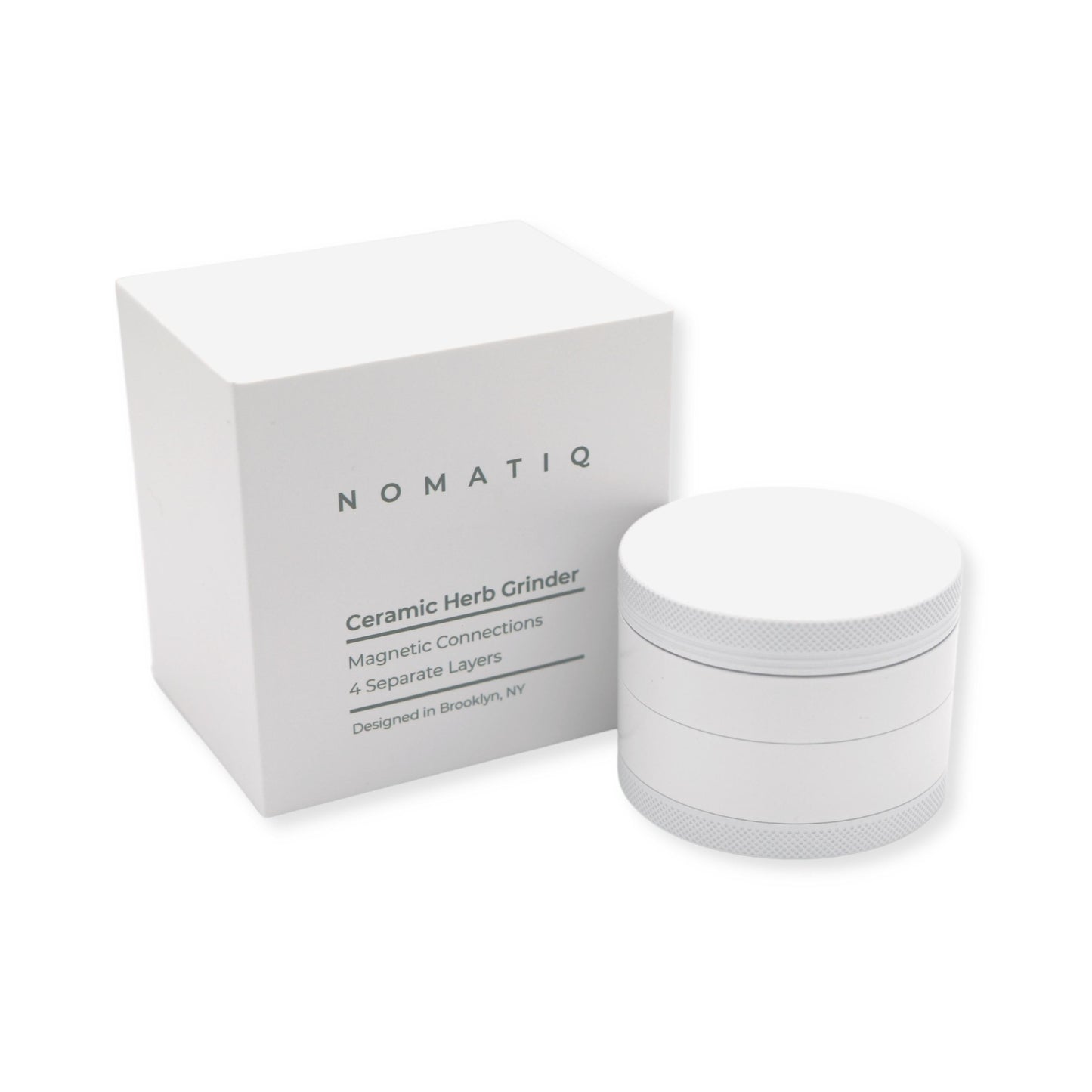 Ceramic 4-piece Grinder (White)-0