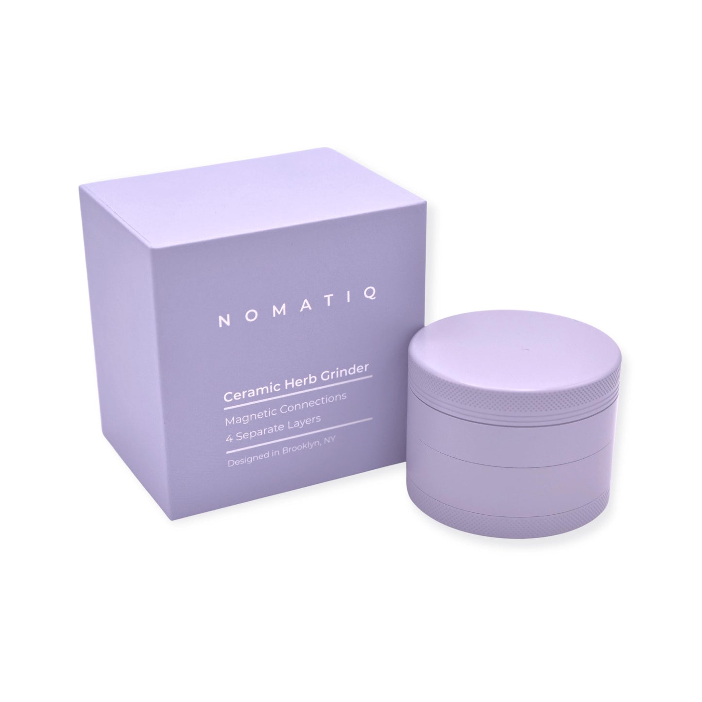 Ceramic 4-piece Grinder (Purple)-0