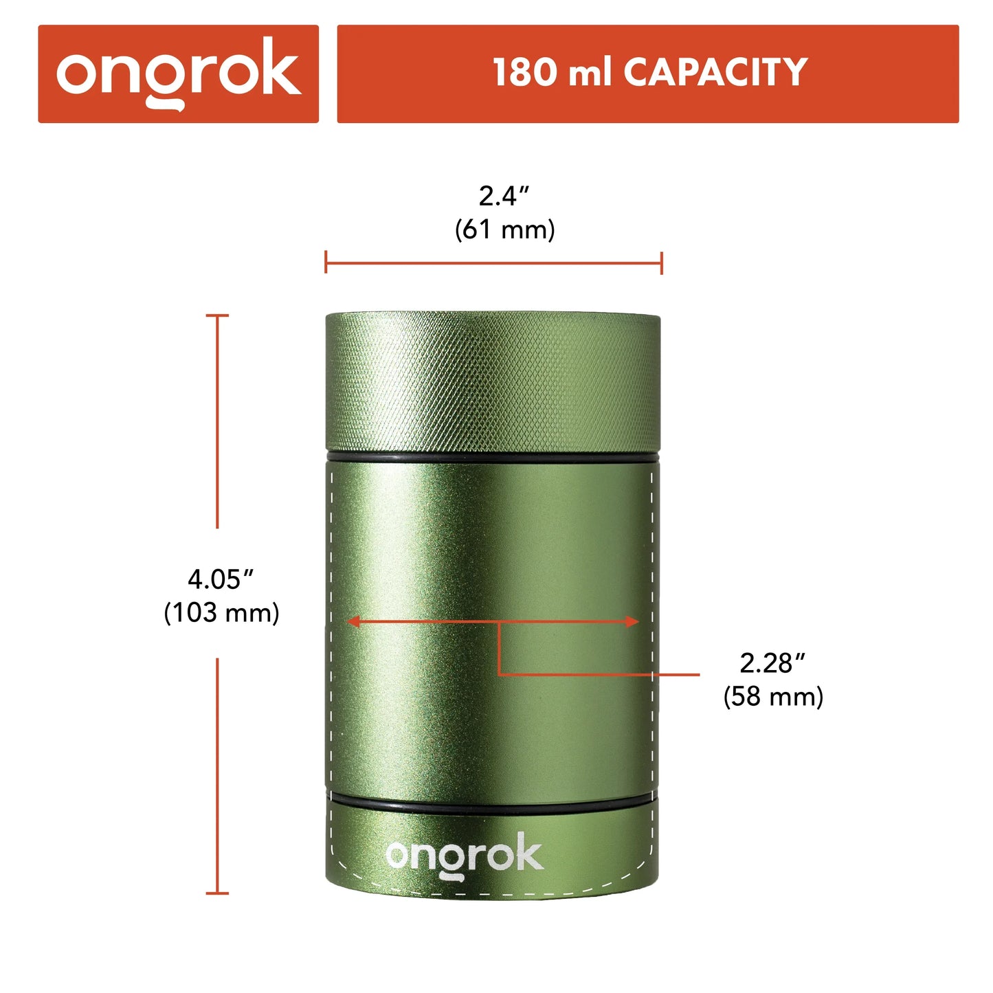 Ongrok Aluminum Metal Storage Jar - Airtight Container - We The People