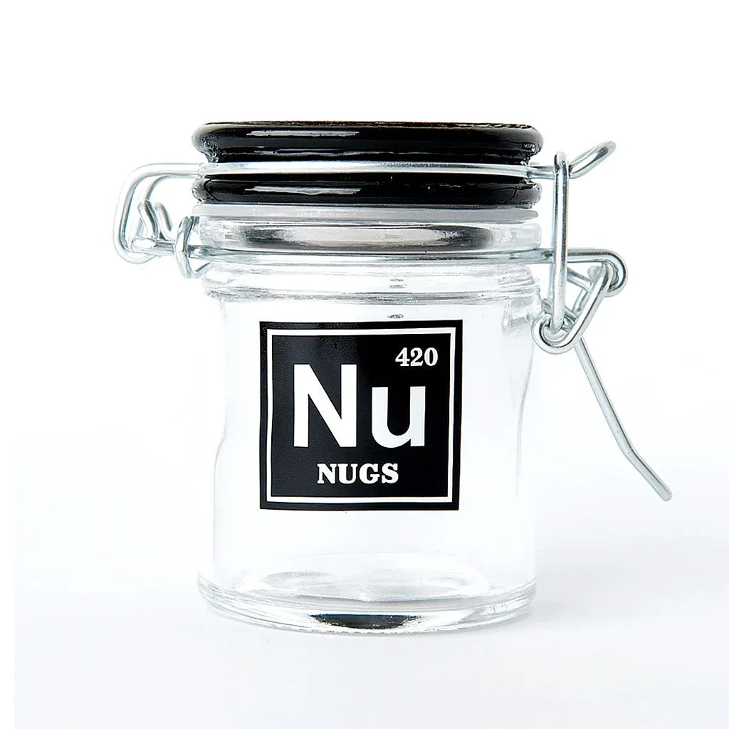 Nugs Periodic Symbol Airtight Glass Storage Jar | Container - We The People