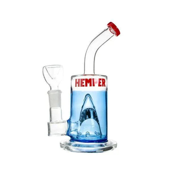 Hemper Shark Rig - 7" Jaws-Inspired Glass Dab Rig with Percolator - We The People