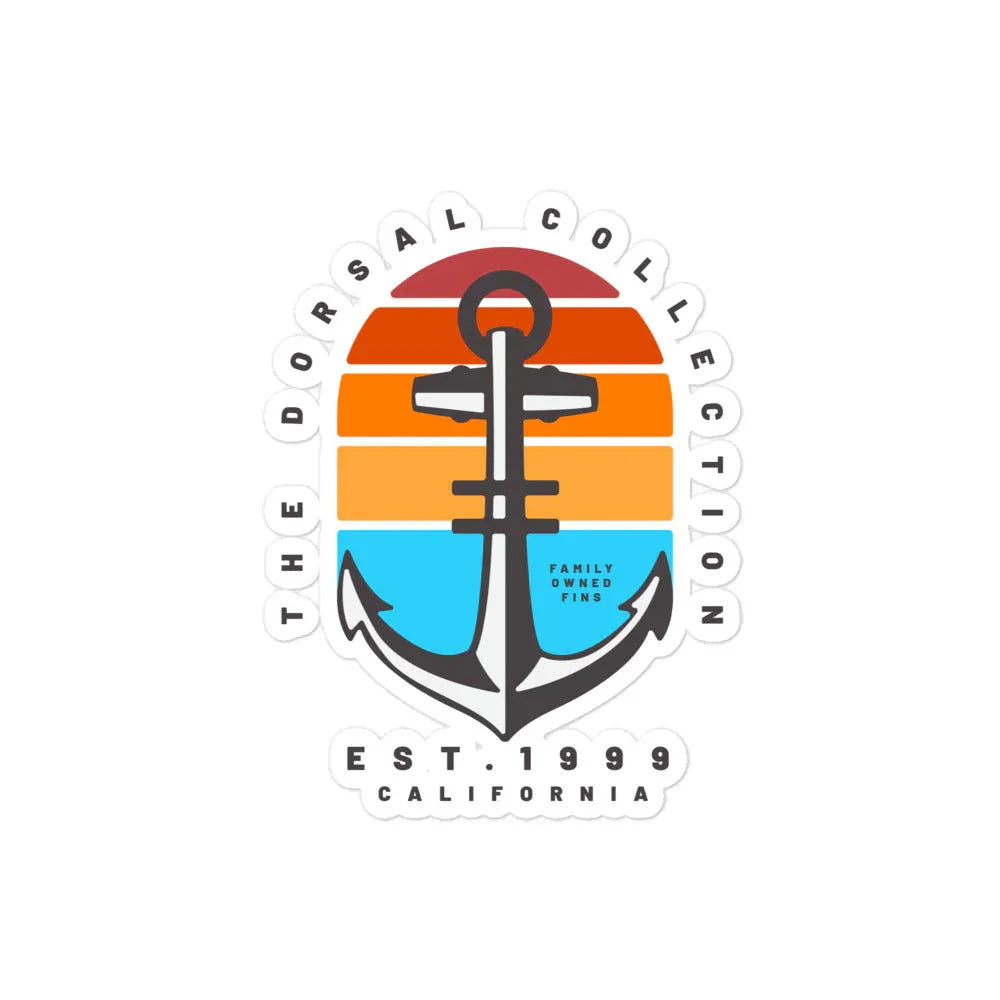 DORSAL Logo Sticker | Bubble-Free Vinyl Decal | Surf Brand - We The People