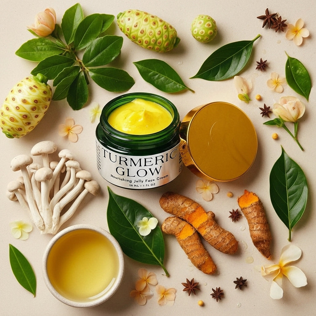TURMERIC GLOW Nourishing Jelly Face Cream-4