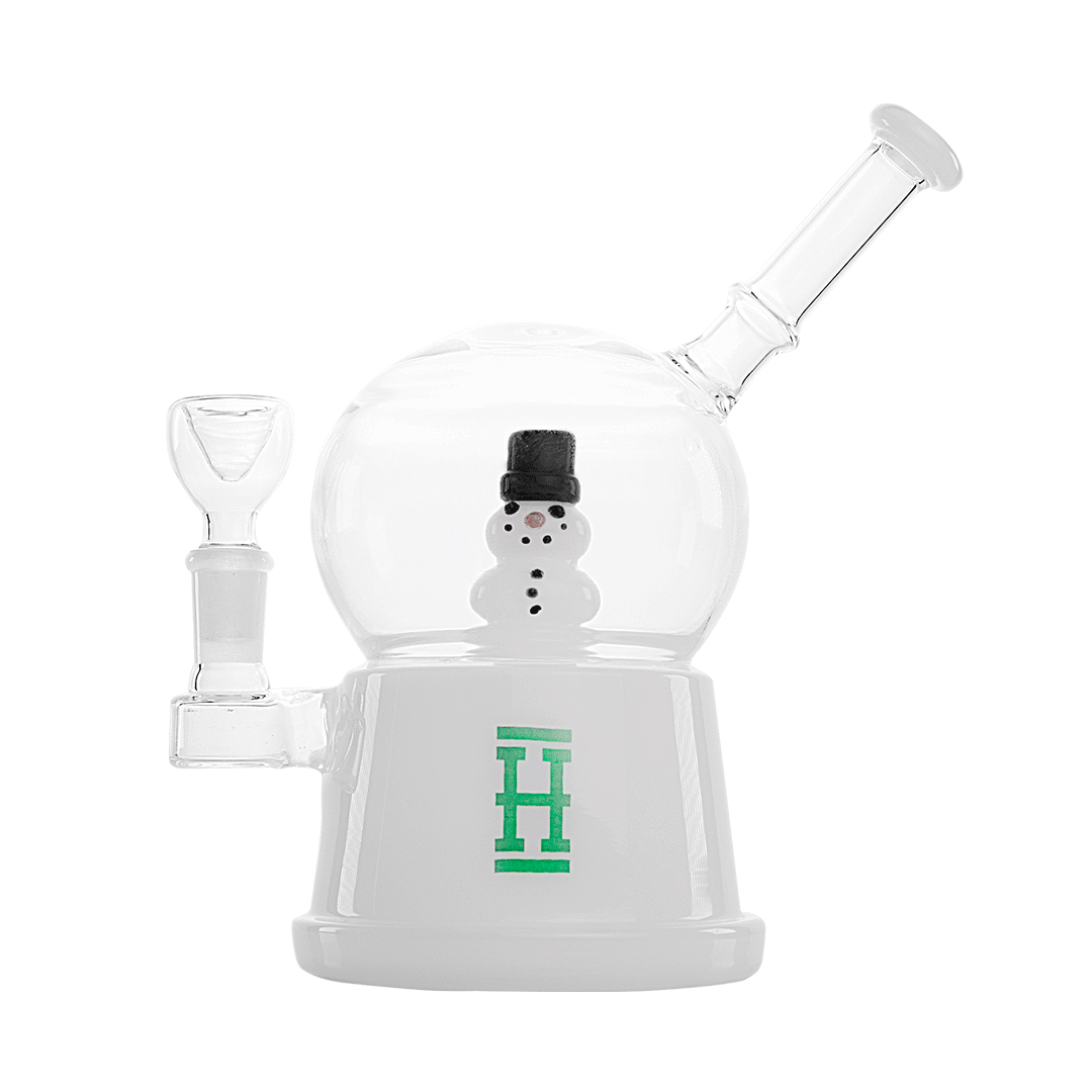 HEMPER Snow Globe XL Bong | Large Glass Water Pipe with Winter Design