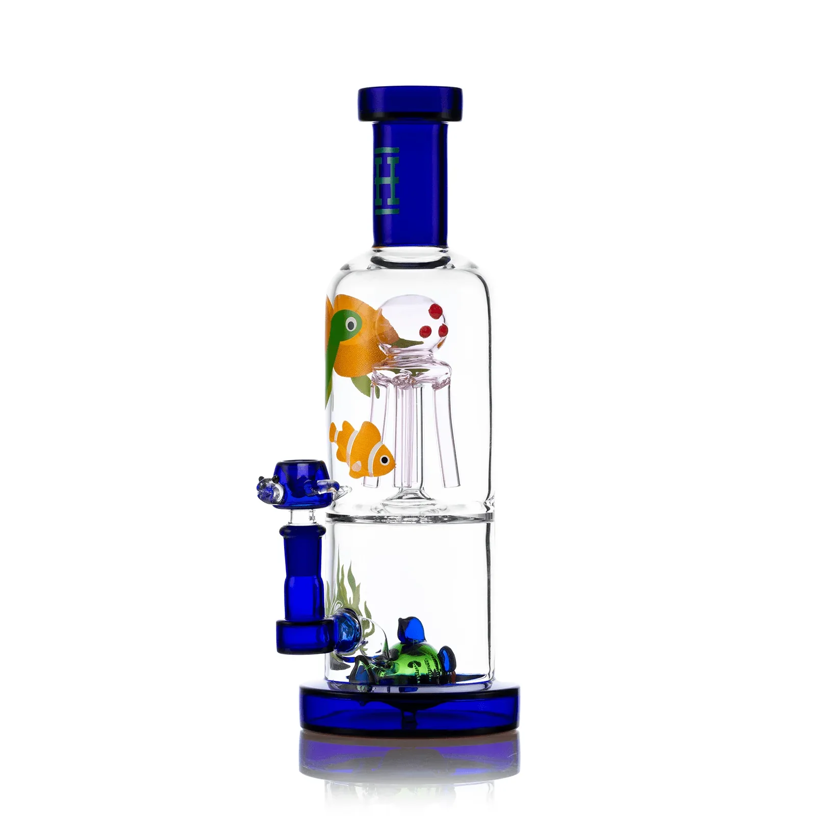 HEMPER Ocean XL Bong | 10" Glass Water Pipe | Beach Wave Design - We The People 