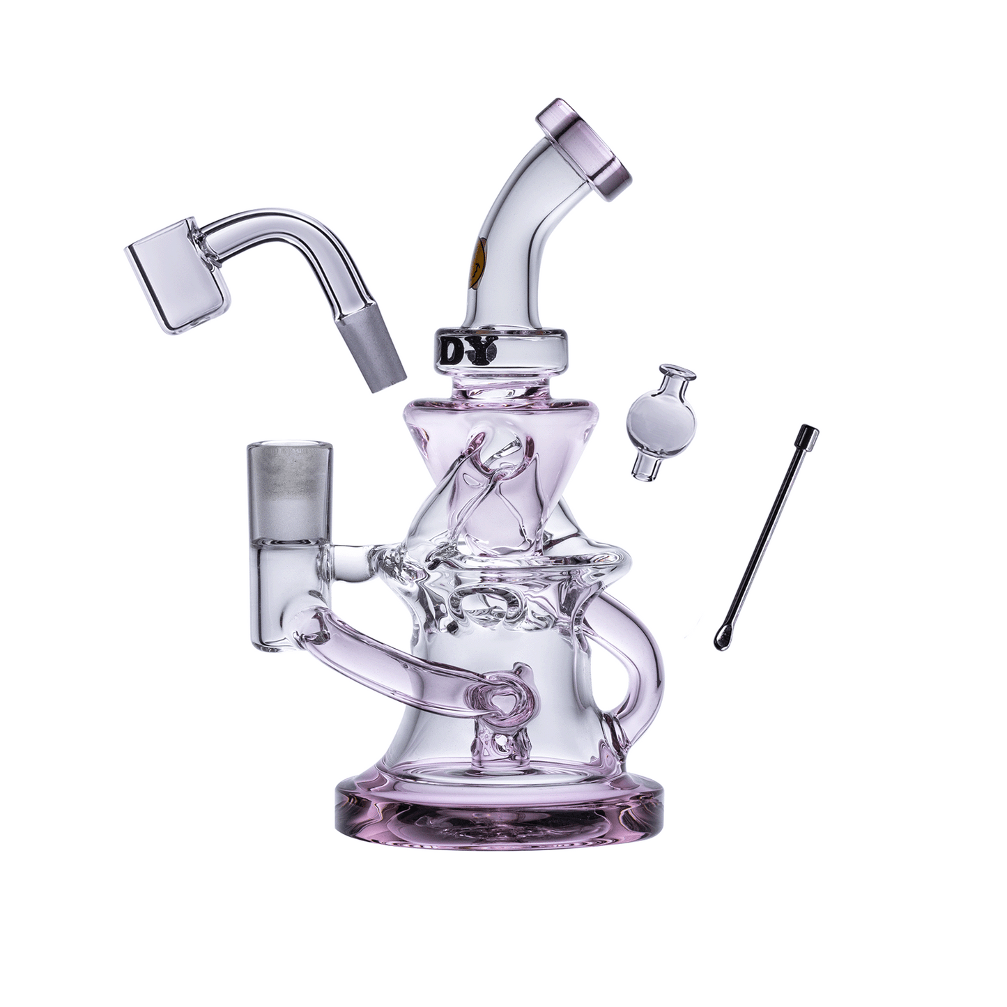 Goody Glass Miss Swiss Mini Dab Rig | 4-Piece Kit