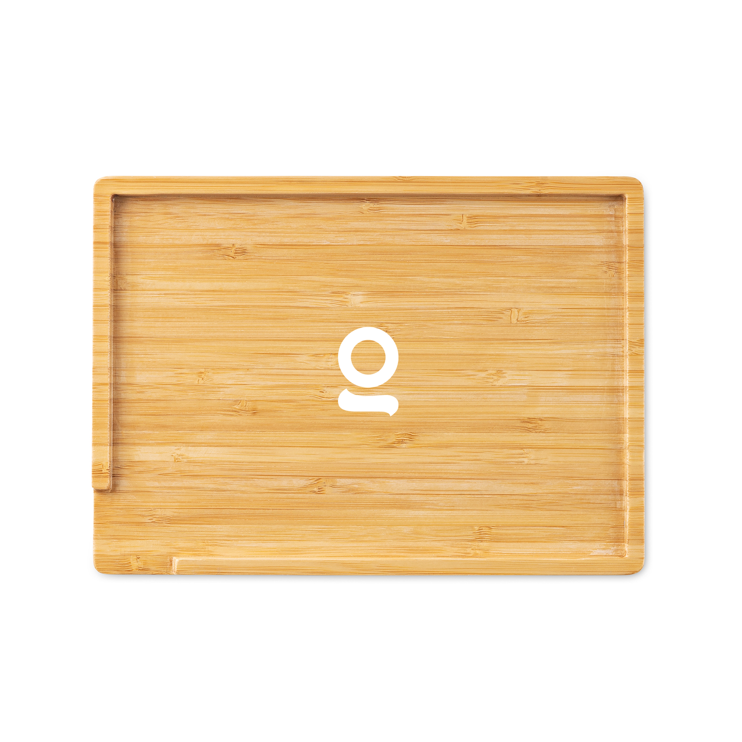 Ongrok Sustainable Small Bamboo Rolling Tray | Natural Wood
