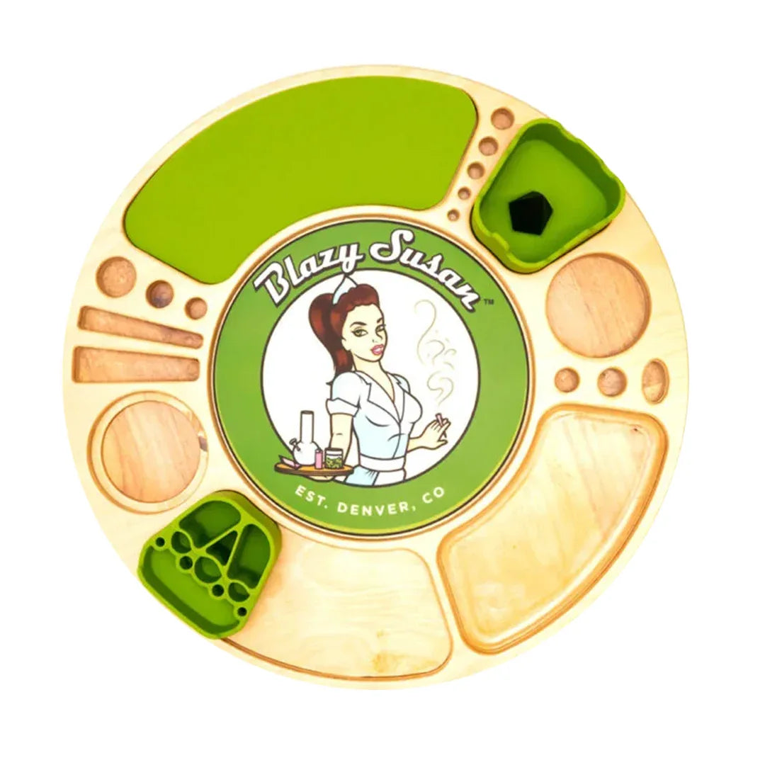 Blazy Susan Spinning Rolling Tray | 360° Rotating Lazy Susan - We The People 