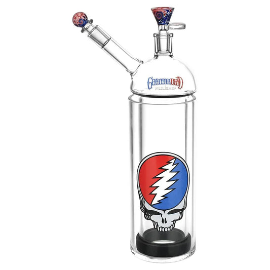 Grateful Dead x Pulsar Glass Gravity Waterpipe | 12.25" Borosilicate | Steal Your Face - We The People 