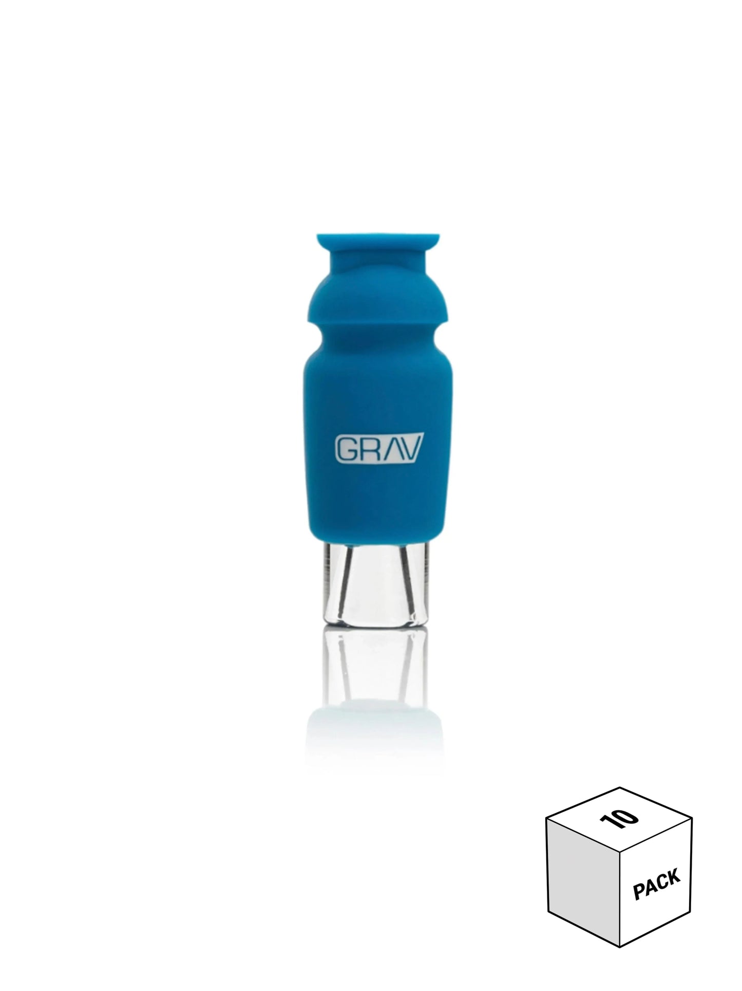 GRAV Silicone-Capped Glass Crutch | 10 Pack | Reusable Filter Tips - We The People 