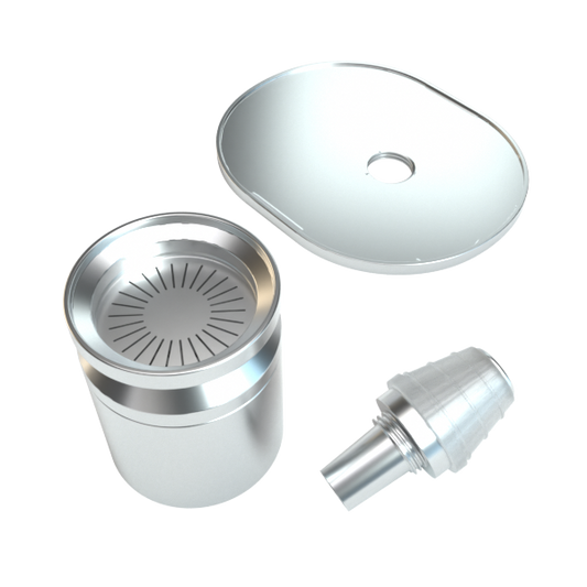 Stündenglass Polished Silver Infusion Chamber Assembly - Premium Kit
