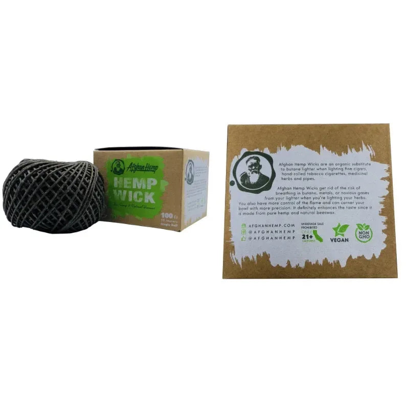 Afghan Hemp Wick 100ft | Natural Beeswax Hemp Wick - We The People 