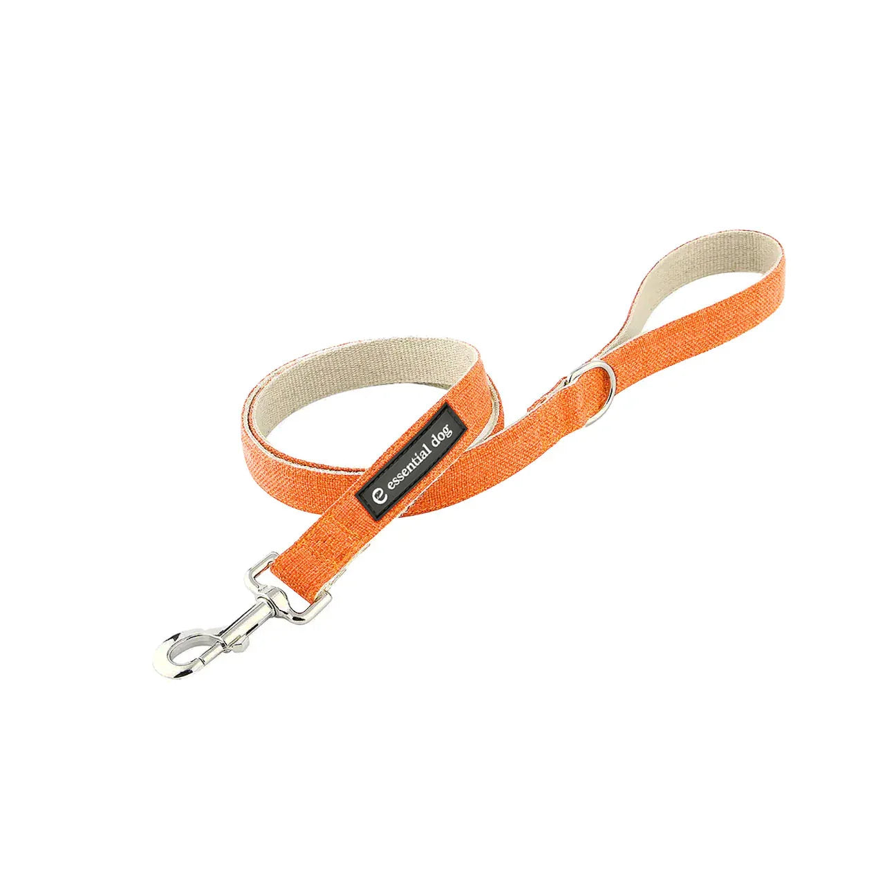 Organic Hemp & Cotton Dog Lead Orange Burst Eco-Friendly - We The People 