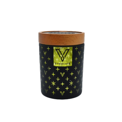 High End Yellow SoleStash | Humidity Controlled Stash Jar with Grinder - We The People 