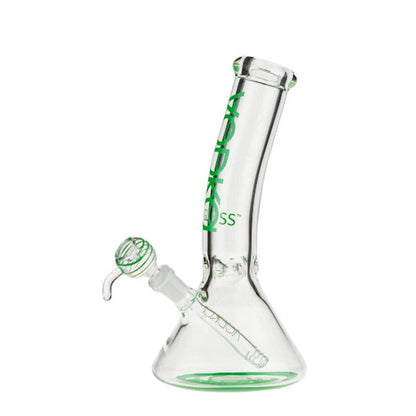 12" Vodka Glass Bent Neck Water Pipe 9mm - Various Colors - (1 Count)-1