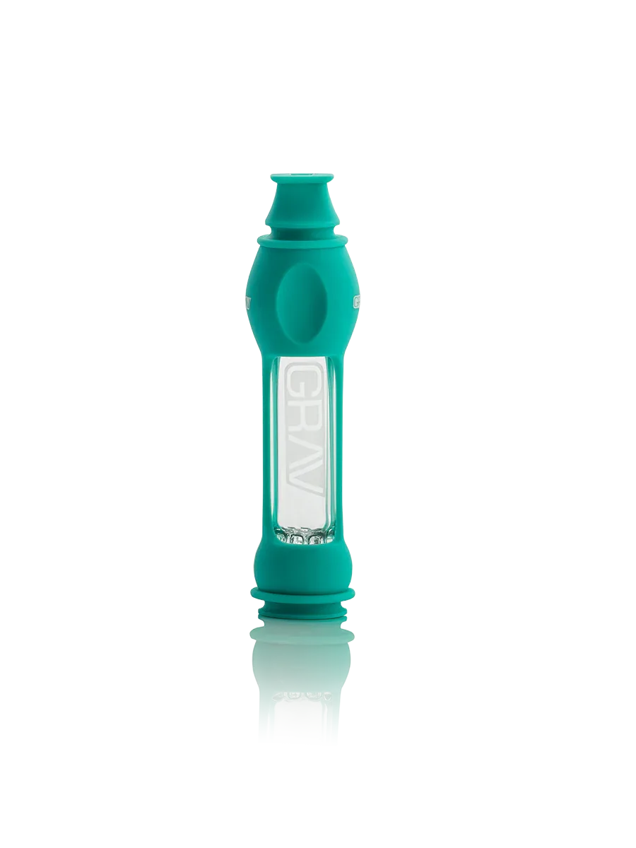 GRAV Octo-taster with Silicone Skin | 16mm Shatterproof One-Hitter | Portable - We The People 