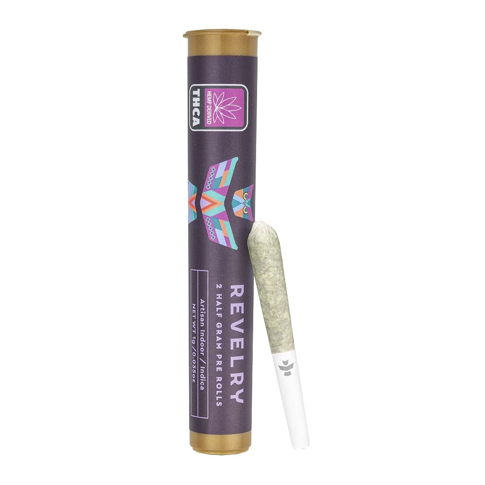 Revelry Premium Indoor THCA Pre-Rolls | 0.5g | 2-Pack