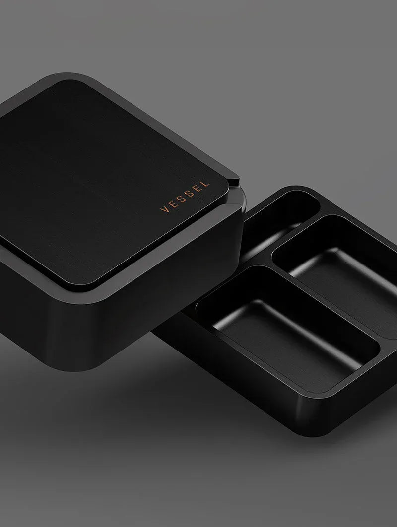 Vessel Ash Ultimate Ashtray & Storage - Black | Premium Multi-Function - We The People 