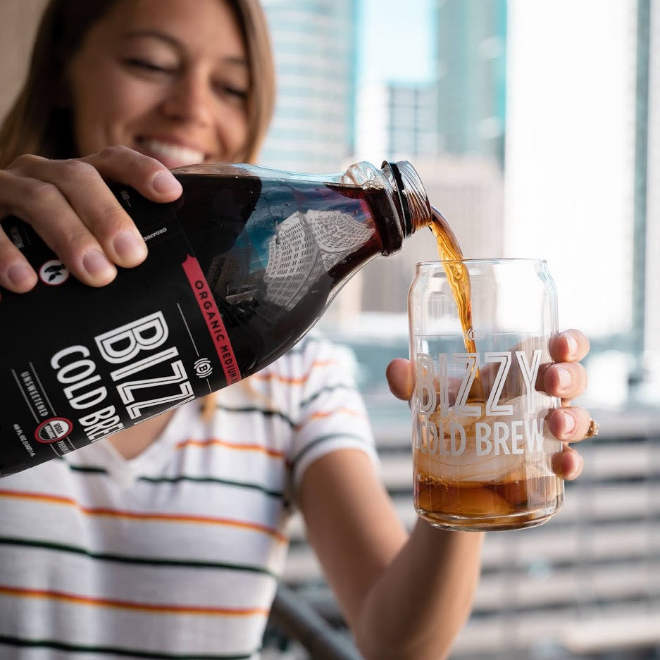 Bizzy Organic Cold Brew Coffee Concentrate Medium Roast - Case of 6 (48oz)