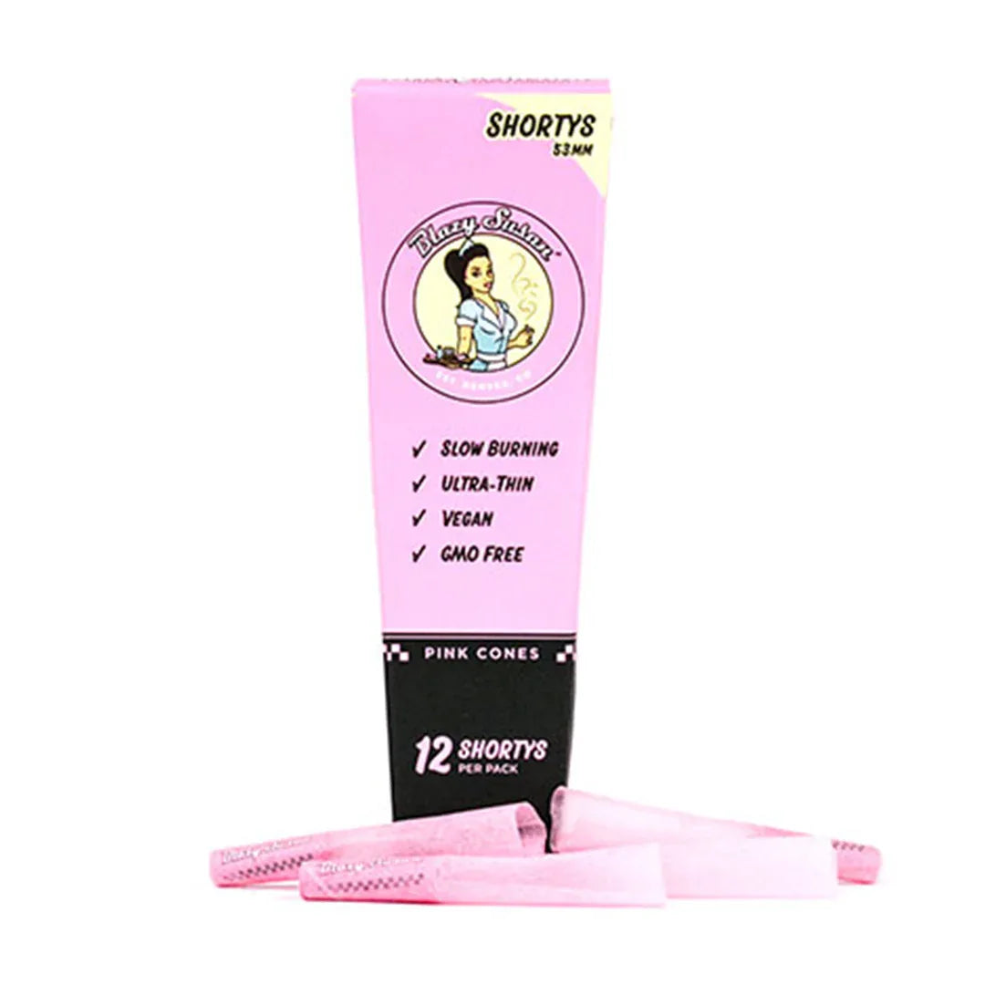 Blazy Susan Pink Pre-Rolled Cones | Slow-Burning Vegan Papers - We The People 