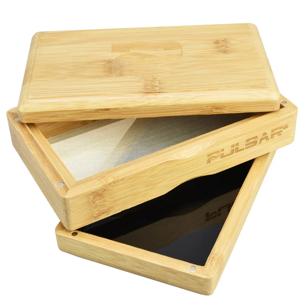 Pulsar Bamboo Sifter Box - Eco-Friendly Herb Sifter - We The People 