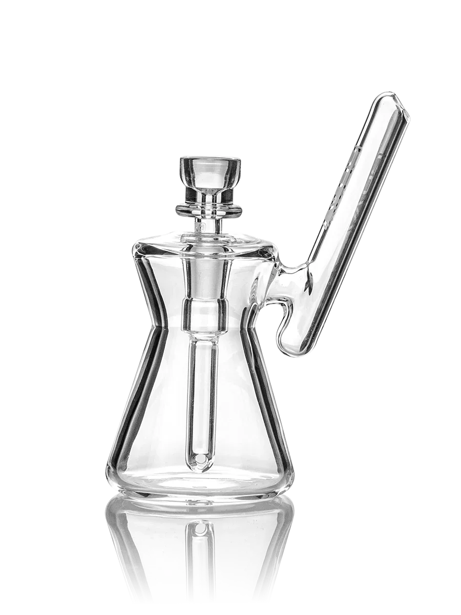 GRAV Hourglass Pocket Bubbler | 14mm Compact Bubbler | Borosilicate Glass | Colors Vary - We The People 