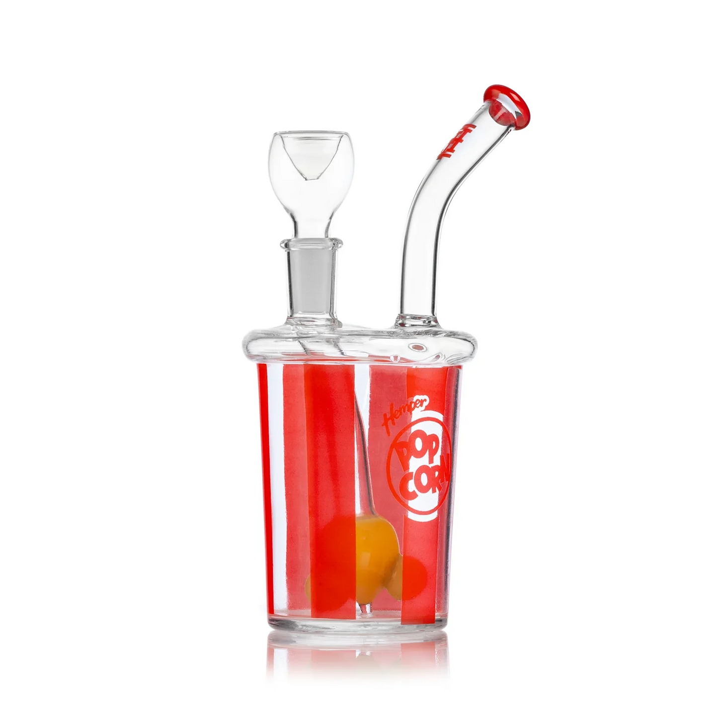 HEMPER Popcorn Bong | 6" Glass Water Pipe | Movie Theater Snack Design - We The People 