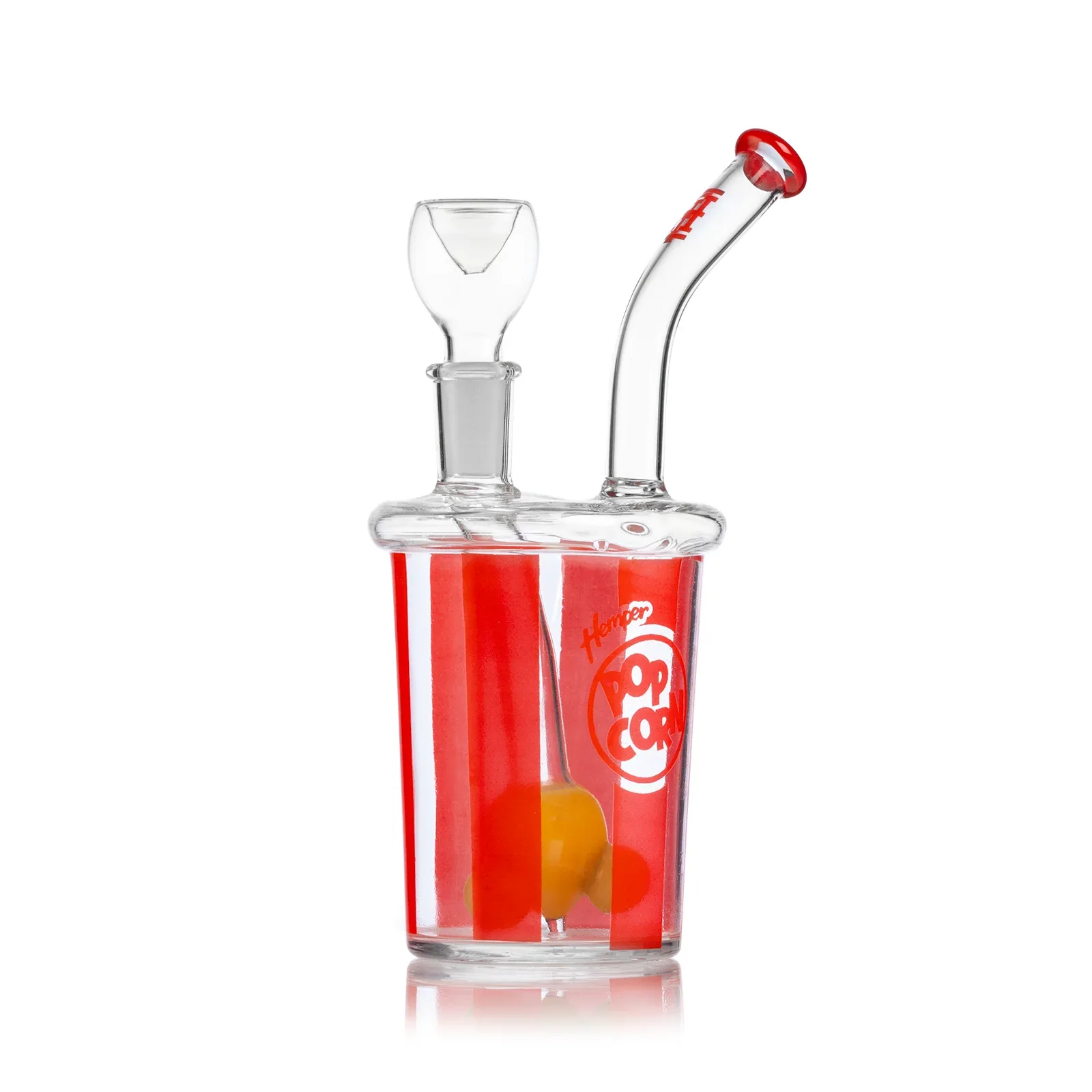 HEMPER Popcorn Bong | 6" Glass Water Pipe | Movie Theater Snack Design - We The People 