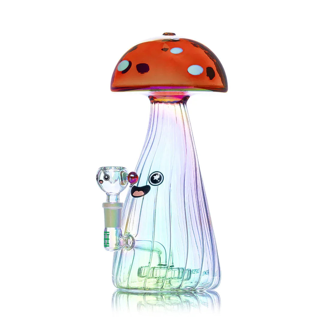 HEMPER Trippy Shroom XL Bong | 9.5" Glass Water Pipe | Psychedelic Mushroom - We The People 