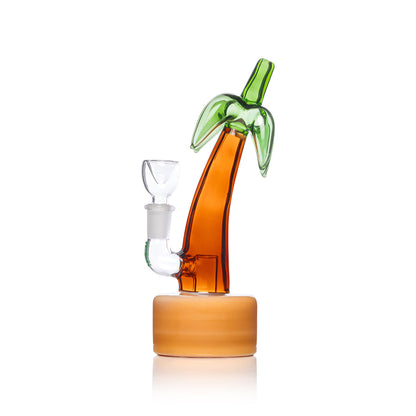 HEMPER Palm Tree Bong | 7" Glass Water Pipe with Tropical Design