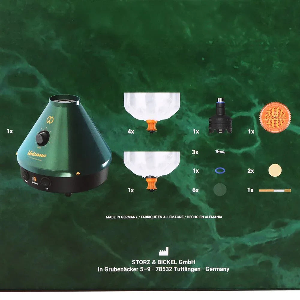 Storz & Bickel Volcano Classic 25 Year Green & Gold Limited Edition - We The People 