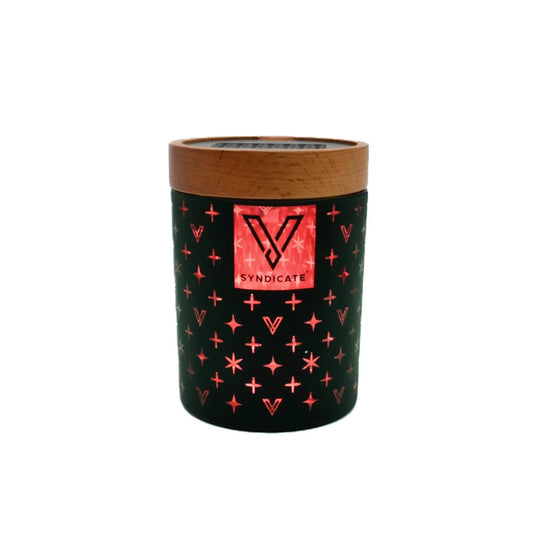 High End Red SoleStash | Humidity Controlled Stash Jar with Grinder - We The People 