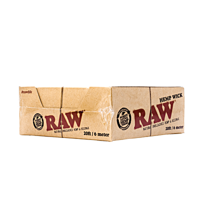 RAW Hemp Wick | Natural Beeswax Hemp Wick for Clean Lighting