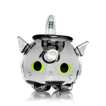 HEMPER Black Cat Hand Pipe | 3" Glass Pipe | Halloween Witchy Design - We The People 