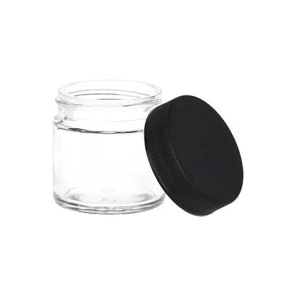 Clear Screw-Top Glass Jar 1.7" x 1.7" | X-Small Storage Container - We The People 