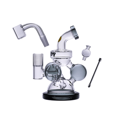 Goody Glass Atom Mini Dab Rig | 4-Piece Kit
